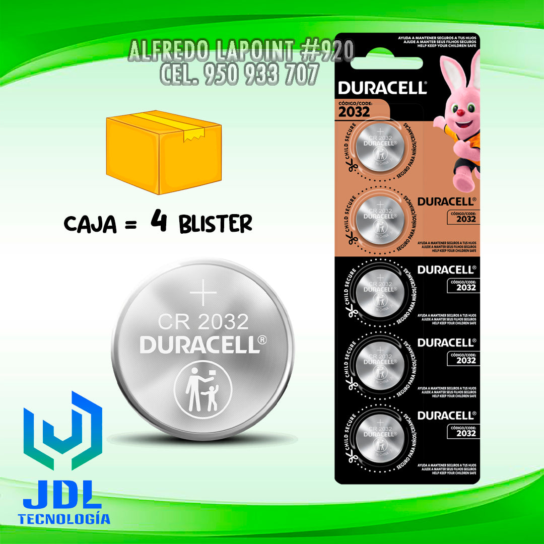 PILA DURACELL CR 2032 3V LITIO