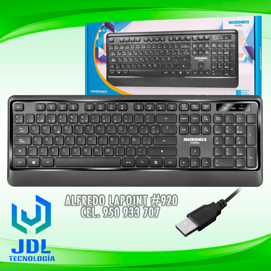 TECLADO MICRONICS NOBEL