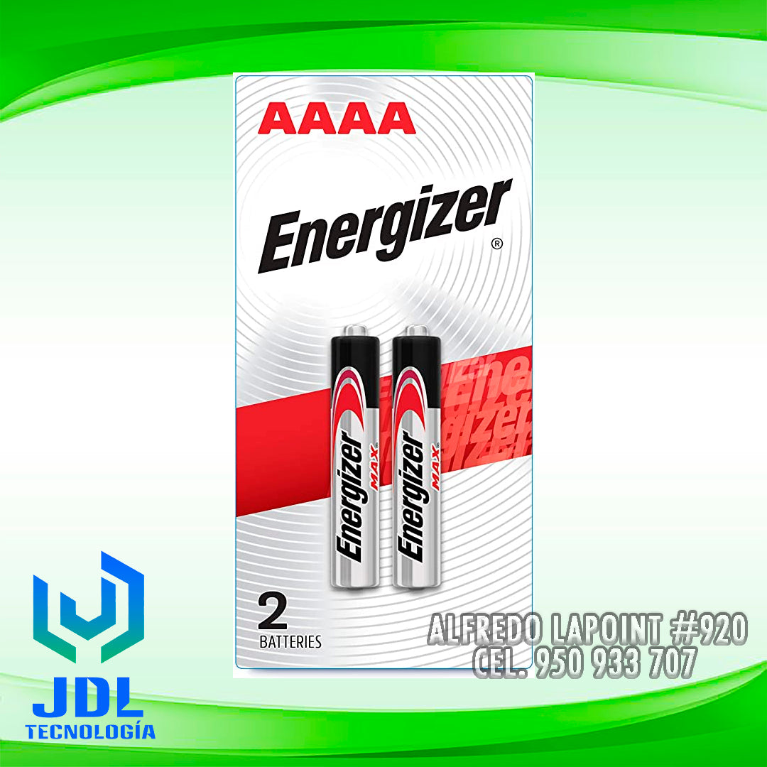 PILA ALCALINA ENERGIZER "AAAA"