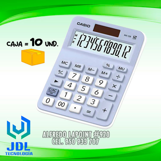 CALCULADORA CASIO MX-12B