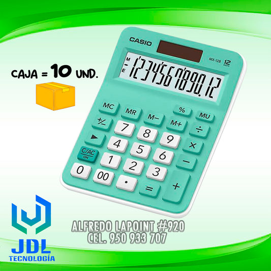 CALCULADORA CASIO MX-12B