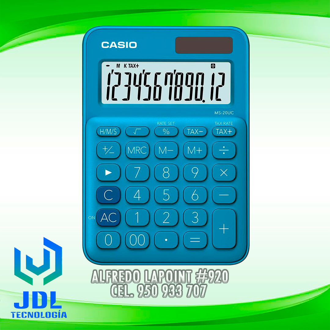 CALCULADORA CASIO MS-20UC