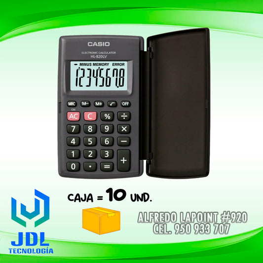 CALCULADORA CASIO HL-820-LV