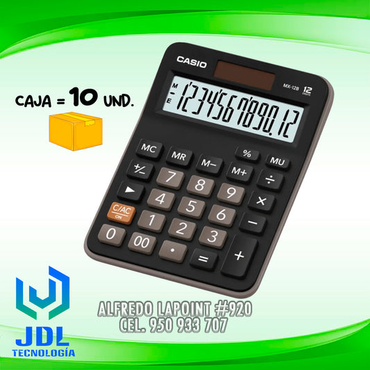 CALCULADORA CASIO MX-12B