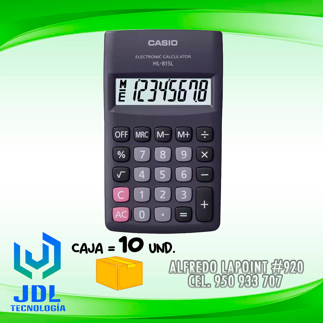 CALCULADORA CASIO HL-815L