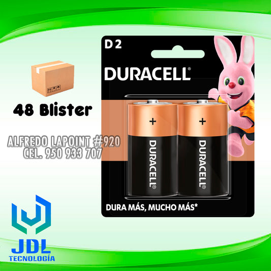 PILA ALCALINA DURACELL TIPO "D"