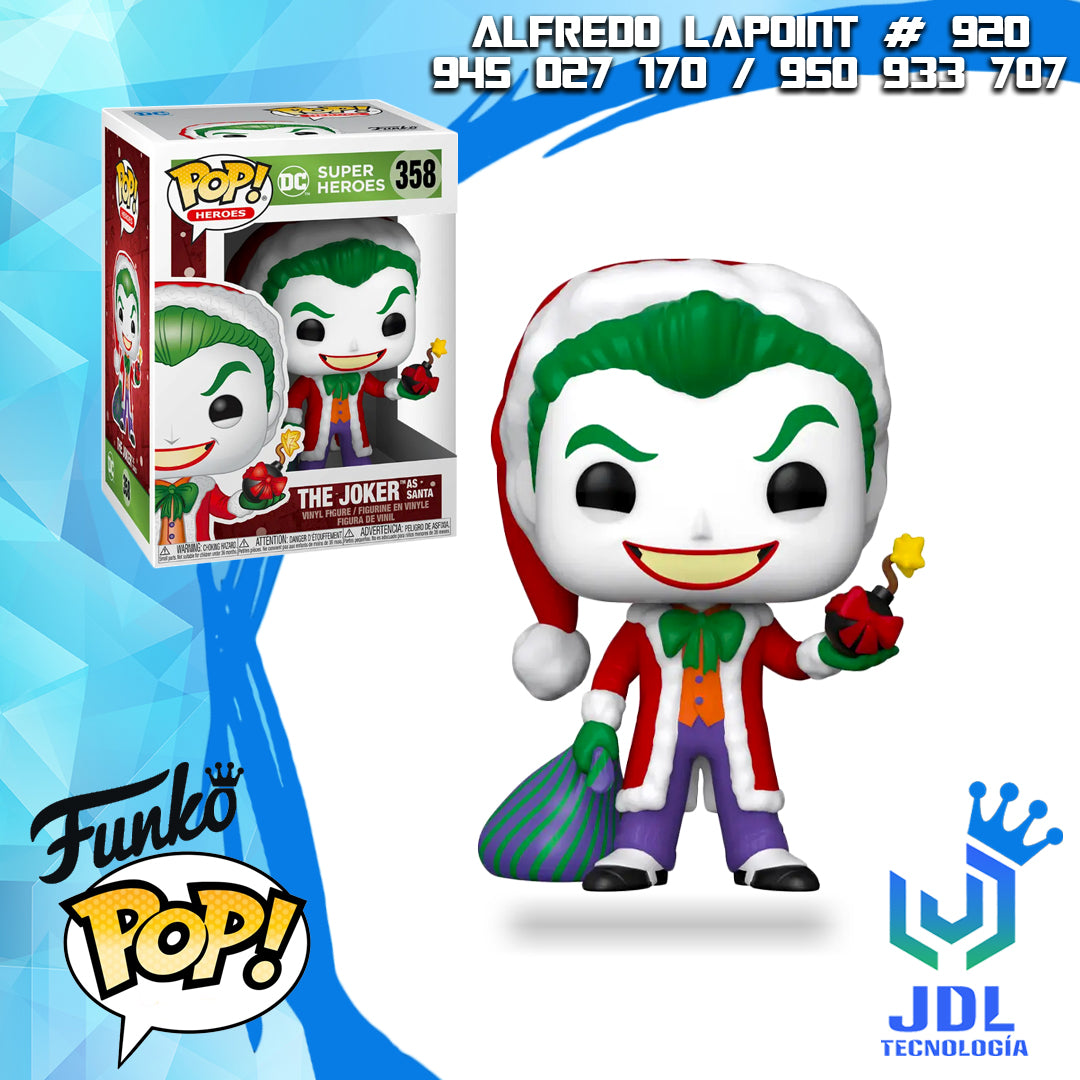 Funko Pop DC Comics - Joker Navideño #358