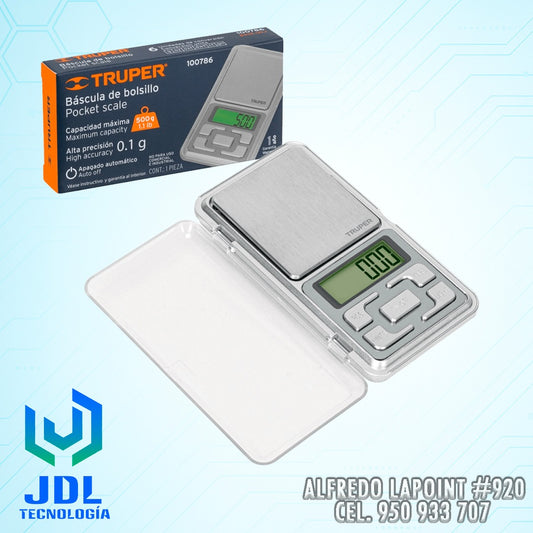 BALANZA DIGITAL GRAMERA 500GR