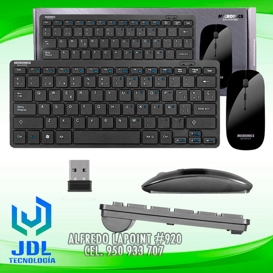 KIT TECLADO + MOUSE MICRONICS SMARTER