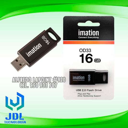 MEMORIA USB IMATION 16GB