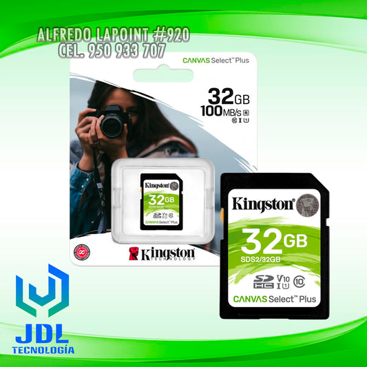 MEMORIA SD KINGSTON 32GB