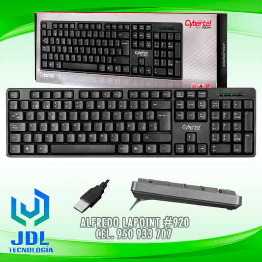 TECLADO CYBERTEL EBONY