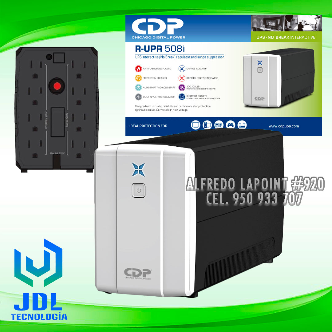 UPS CDP R-UPR508I 500VA/250W