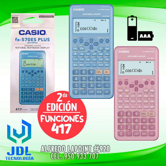 CALCULADORA CIENTÍFICA CASIO FX-570ES PLUS