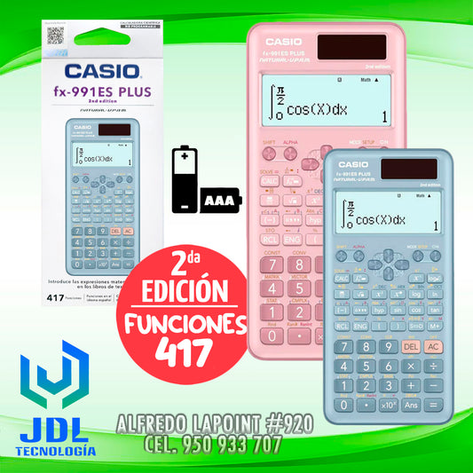 CALCULADORA CIENTÍFICA CASIO FX-991ES PLUS