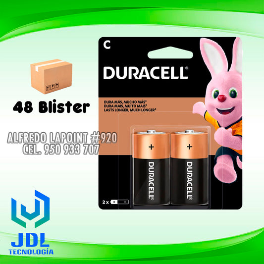 PILA ALCALINA DURACELL TIPO "C"