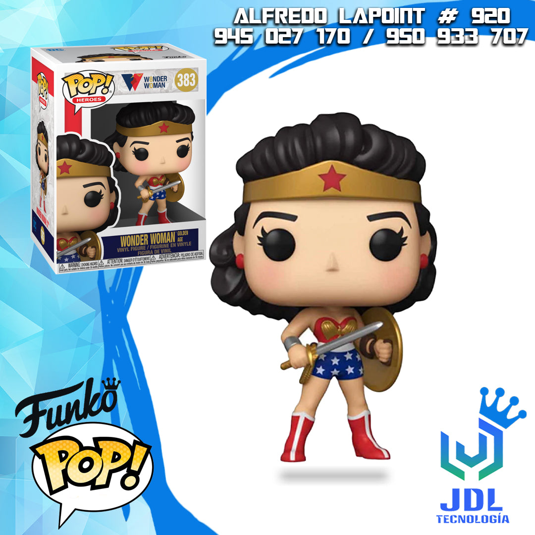 Funko Pop DC Comics - Wonder Woman Golden Age #383