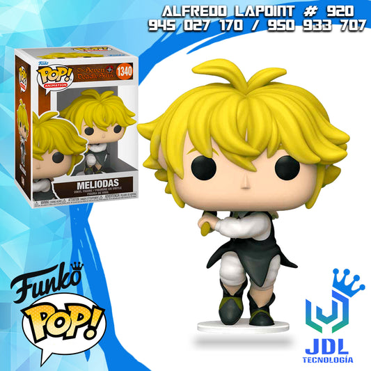 Funko Pop Los Siete Pecados Capitales - Meliodas #1340