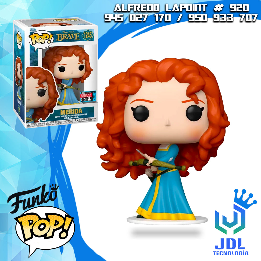 Funko Pop Valiente - Merida exclusiva NYCC Exclusivo NYCC #1245