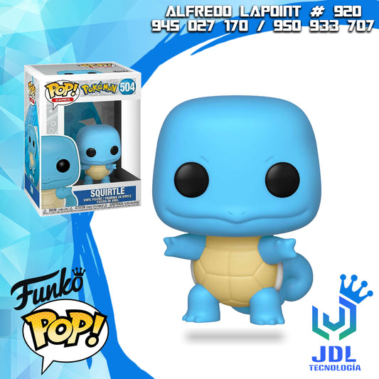 Funko Pop Pokémon - Squirtle #504