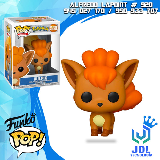 Funko Pop Pokémon - Vulpix #580