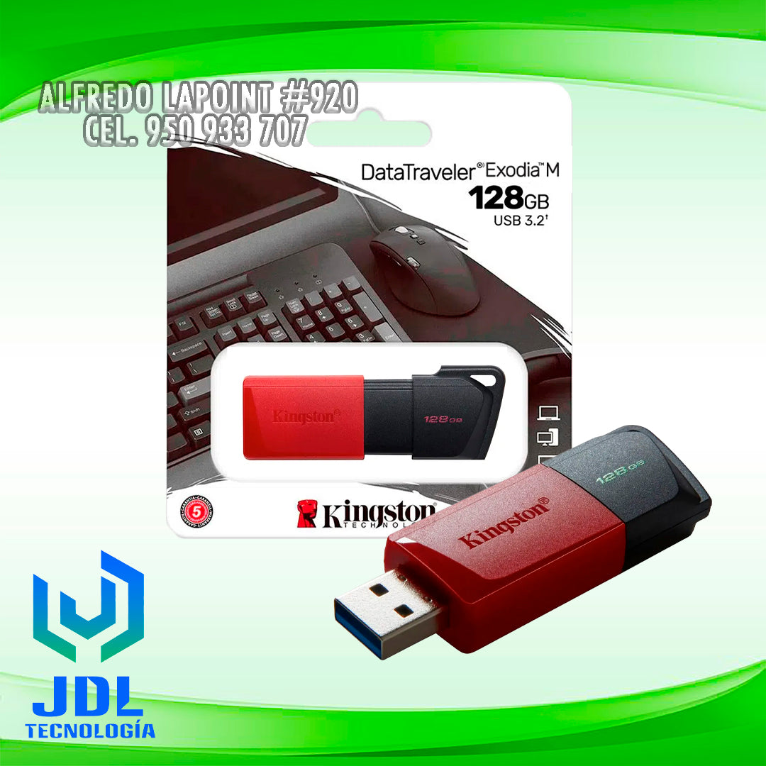 MEMORIA USB KINGSTON 128GB