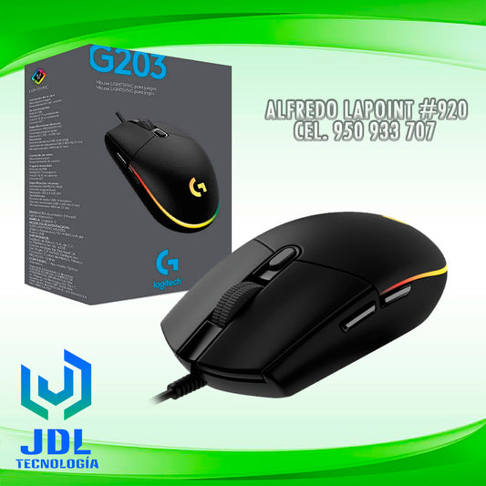 MOUSE GAMER LOGITECH G203