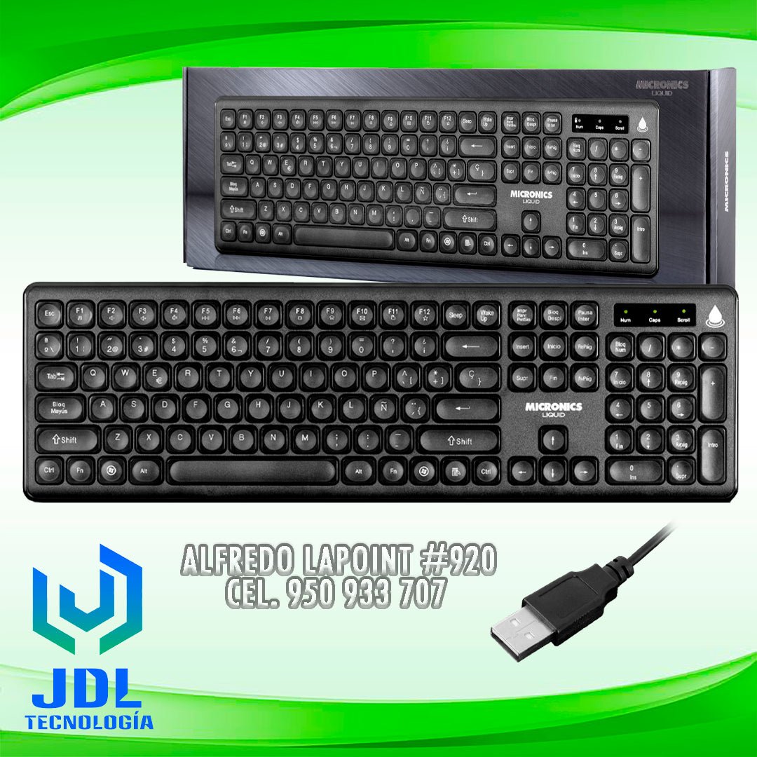 TECLADO MICRONICS LIQUID