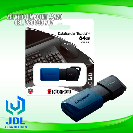 MEMORIA USB KINGSTON 64GB